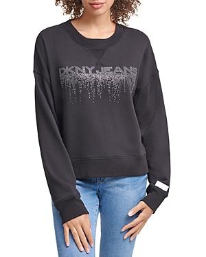 Dkny Dripping Logo Sweatshirt