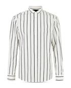 John Varvatos Collection Stripe Slim Fit Button Down Shirt
