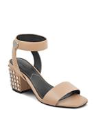 Kendall And Kylie Women's Sophie Studded Leather Block Heel Sandals