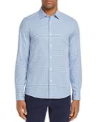 Michael Kors Gingham Stretch Slim Fit Button-down Shirt