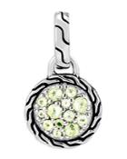 John Hardy Sterling Silver Classic Chain Pendant With Peridot
