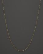 Monica Rich Kosann 18k Yellow Gold Delicate Belcher Necklace Chain, 17