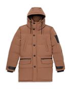 The Kooples High Neck Quilted Parka