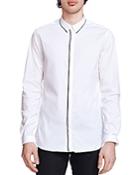 The Kooples Paper Popeline Slim Fit Button Down Shirt
