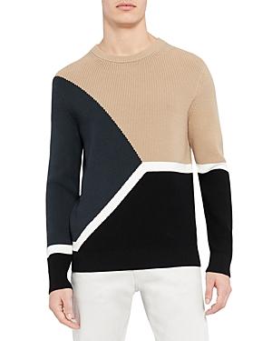 Theory Gregg Fine Bilen Colorblocked Sweater