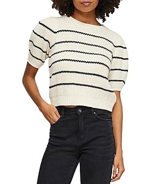 Vero Moda Striped Puff Sleeve Sweater