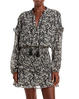 Aqua Leopard Smocked Mini Dress - 100% Exclusive