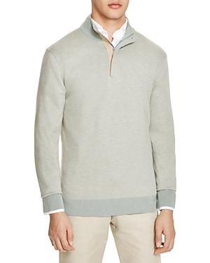 The Men's Store At Bloomingdale's Cotton-cashmere Zip Sweater