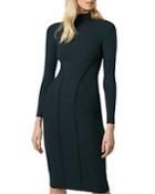 French Connection Simona Striped & Ribbed Body-con Dress
