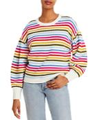 Aqua Multicolored Striped Sweater - 100% Exclusive