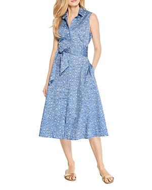 Nic+zoe Beach Chair Print Shirt Dress