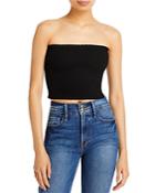 Alice And Olivia Serena Back Zip Tube Top