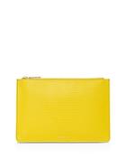 Whistles Small Shiny Embossed Clutch