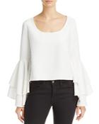 Milly Annie Ruffle Sleeve Top