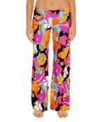 Trina Turk Gemini Printed Cover-up Pants
