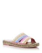 Sophia Webster Women's Ines Woven Espadrille Slide Sandals