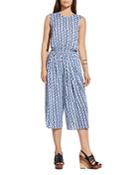 Two By Vince Camuto Abstract Print Jumpsuit