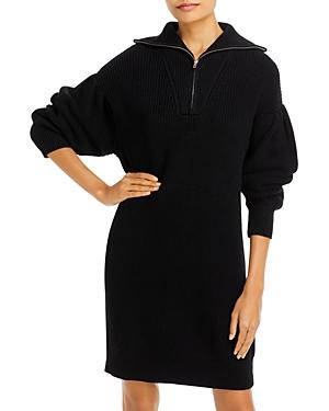 Aqua Quarter Zip Sweater Dress - 100% Exclusive
