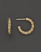 Roberto Coin 18k Yellow Gold Small Twist Half-hoop Earrings