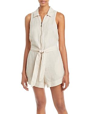 Bella Dahl Zip Up Linen Romper