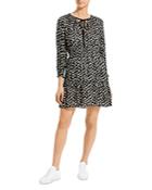 Theory Relaxed Ruffle Long Sleeve Dress