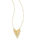 Lana Jewelry 14k Yellow Gold Petite Fringe Pendant Necklace, 17