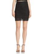 Aqua Lace Mini Skirt - 100% Exclusive