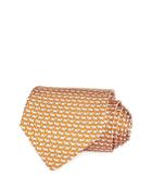 Salvatore Ferragamo Osso Dog Print Silk Classic Tie