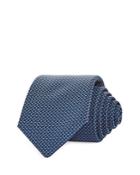Boss Geometric Print Silk Classic Tie