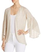 Status By Chenault Open Bell-sleeve Cardigan