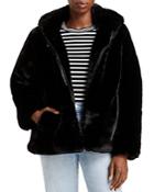 Apparis Chelsea Hooded Faux Fur Coat