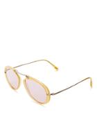 Tom Ford Aaron Round Sunglasses, 53mm