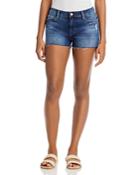 Frame Le Cut Off Jean Shorts In Azure