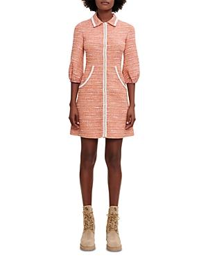 Maje Braided Tweed Dress