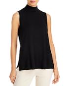 &basics Sleeveless Mock Neck Top