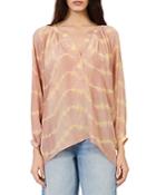 Maje Line Flowing Tie Dyed Top