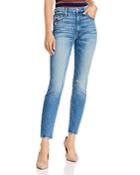 Mother The Looker High-rise Ankle Skinny Jeans In Popism