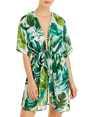 J. Valdi Palms Kimono Swim Coverup