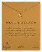 Dogeared Best Friends Loving Heart Pendant Necklace, 18