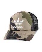 Adidas Originals Camouflage-print Trucker Hat