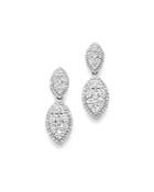 Bloomingdale's Diamond Double Marquise Earrings In 14k White Gold, 2.20 Ct. T.w. - 100% Exclusive