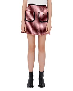 Maje Jenalt Tweed Mini Skirt