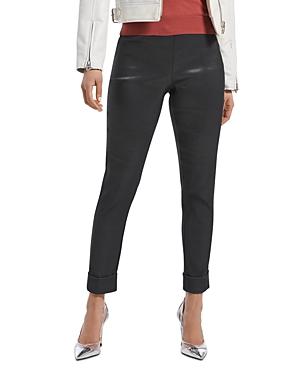 Hue Cuffed High Waist Straight Leggings