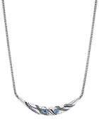 John Hardy Sterling Silver Lahar Blue Sapphire Collar-style Pendant Necklace, 16-18