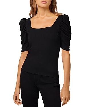 Joe's Jeans Monica Square Neck Puff Sleeve Top