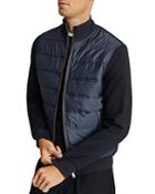 Reiss Quilted Hybrid Jacket