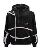 Mcq Relaxed Fit Pieced Hoodie