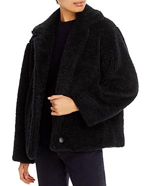 Vince Faux Fur Teddy Jacket