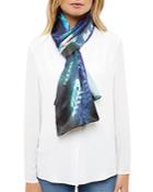 Ted Baker Silk Mairi Butterfly Collective Scarf