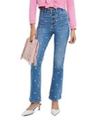 Maje Passionnel Embroidered Jeans